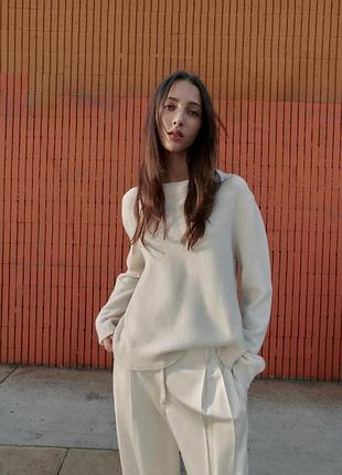 Светр zara, молочний светр zara, 2142/178/712