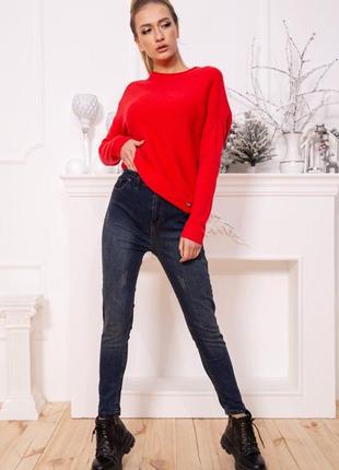 Жіночі вузькі джинси з високою талією3 фото