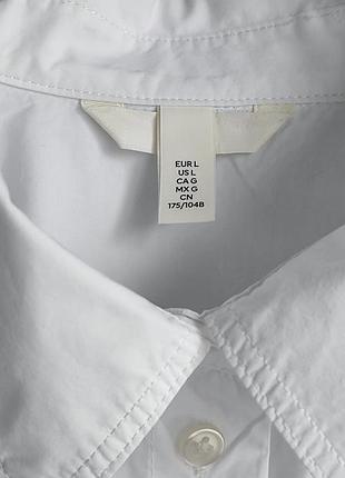 H&amp;m сорочка блуза котон бавовна оверсайз 7