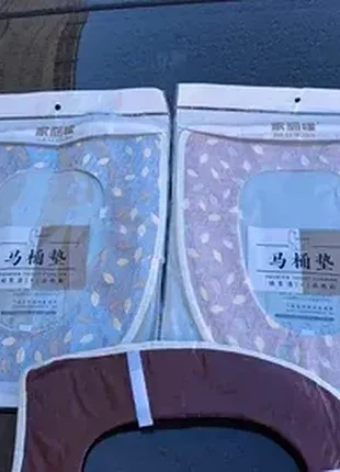 Чохол для сидіння унітазу fashion cushion блакитний