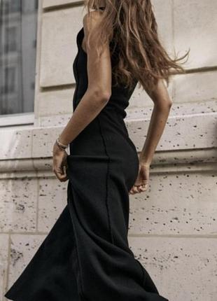 В'язане плаття міді zara 2