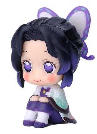 Фігурка чібі клинок, що розсікає демонів, шинобу кочо demon slayer shinobu kocho 7 см