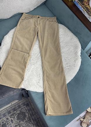 Штани брюки кльош вельвет burberry жіночі м