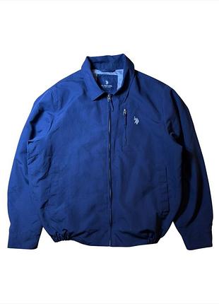 Чоловіча куртка харінгтон (харік) u.s. polo assn ralph lauren. оригінал синя