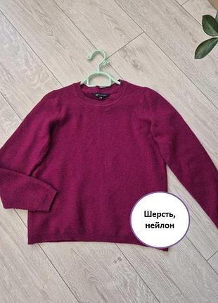 Светр жіночий шерстяний / вовняний базовий crew clothing company