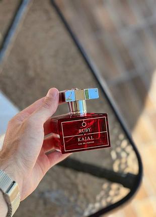 Нишевые женские духи kajal ruby 100 мл восточные фруктовые духи на осень женские красивые духи парфюм