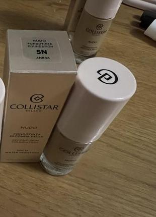 Collistar, nudo second skin foundation spf 15 роз'яснюючий тональний крем з розгладжуючим ефектом