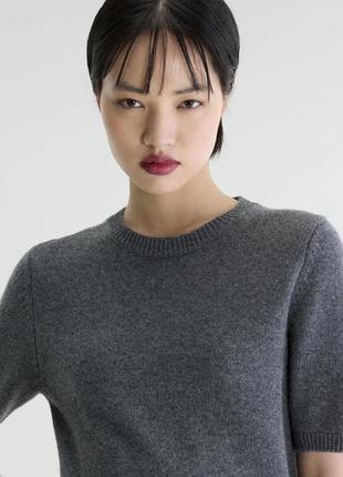 Жіночий кашеміровий джемпер з короткими рукавами the cashmere company