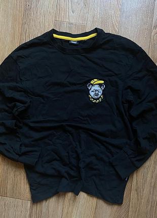 Лонгслів чоловічий cropp чорний xs