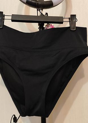 Високі чорні плавки,низ від купальника victoria's secret