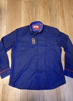 Новая рубашка marionet slim fit, размер xxl