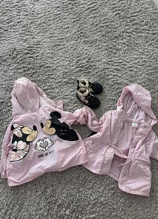 Плащ дитячий zara рожевий