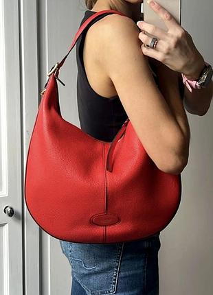 Mulberry оригинальная кожаная сумка хобо 6