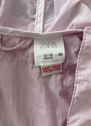 Плащ дитячий zara рожевий 4