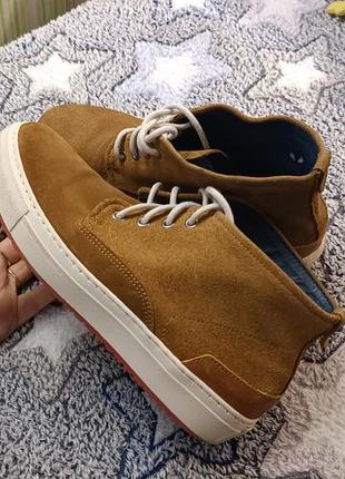 Черевики чоловічі state of art footwear коричневі з натуральної шкіри та замші, устілка 27 см