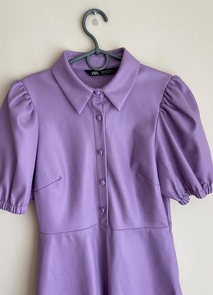 Плаття zara з еко шкіри 3