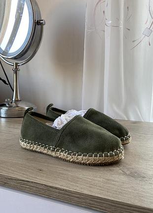 Лофери еспадрильї для хлопчика zara хакі 26 розмір