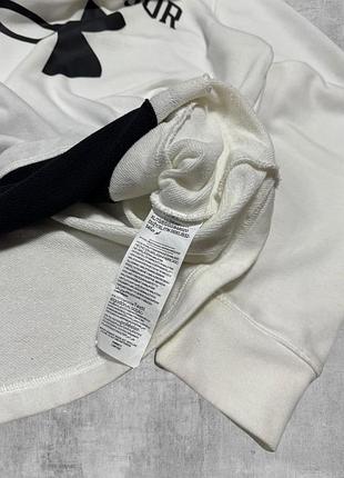 Худі under armour оригінал біле молочне кофта з капюшоном андер армор толстовка світшот 4