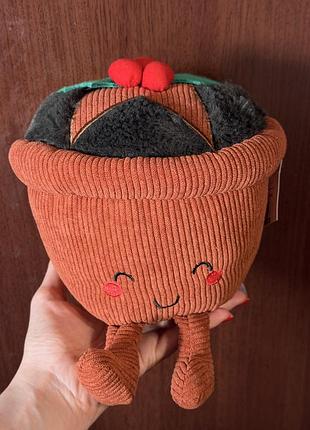 Горшочек рождественский ,стопер,мягкая игрушка