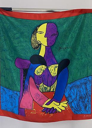 Шовкова хустка з малюнком picasso