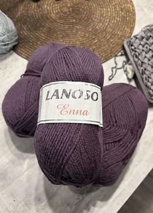 Пряжа для в'язання lanoso enna 5