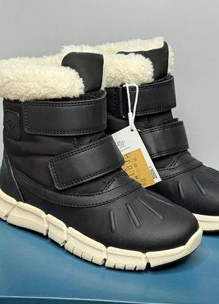 Подростковые детские зимние ботинки geox flexyper 30,37,39 р сапоги на девочку/мальчика