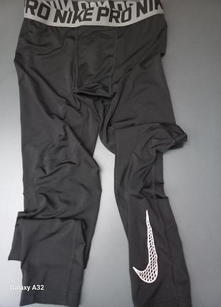 Леггинсы мужские р. xs-s nike pro