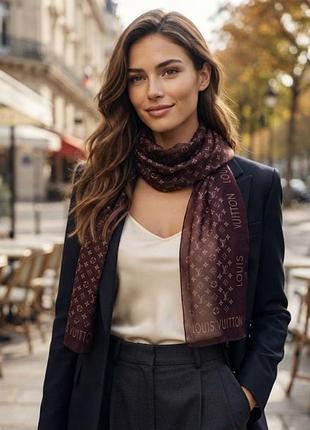 Палантин, шарф, хустка louis vuitton, шифон