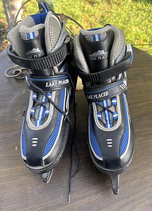 Ковзани спорт., дитячі, 36 + 4 розмір, трансформери
