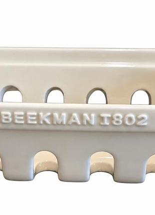 Керамічна мильниця beekman 1802, велика 17 × 10 × 5,5 см