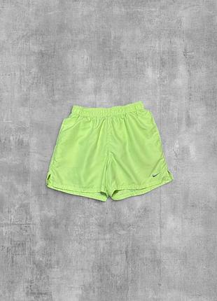 Шорти nike оригінал салатові спортивні шорти найк легкі літні бігові для залу плащові