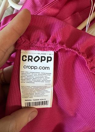 Сукня малинова cropp 6