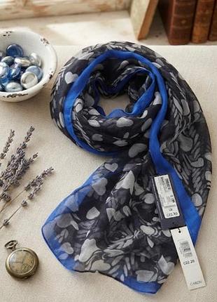 Роскошный легкий вискозный палантин шарф шаль фирменный marks &amp; spencer (m&amp;s) английская