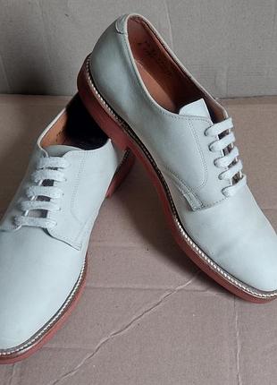 Вінтажні туфлі walk-over white bucks (made in usa) 9.5us/42