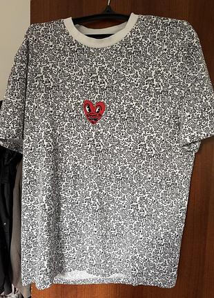 Футболка чоловіча keith haring з малюнком xl