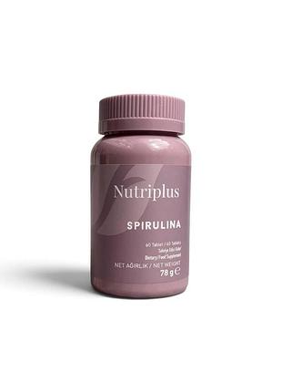Спіруліна spirulina nutriplus farmasi, 60 шт