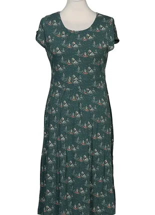 Продается красивое сине-зеленое платье seasalt cornwall the carnmoggas dress, размер 8 320 (европейский 36). материал - 70% бамбук вискоза, 30% хлопок