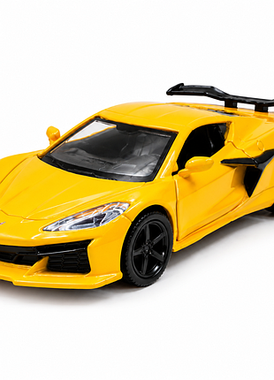 Автомодель детская "chevrolet corvette z06 2023" 260156u, масштаб 1:37 оранжевый