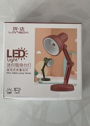 Настільна led-лампа longda складна, чорна