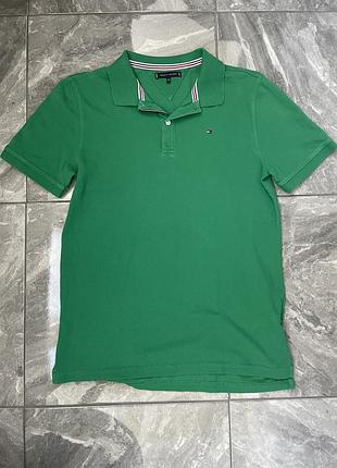 Поло tommy hilfiger зелене, 176 / xs–s