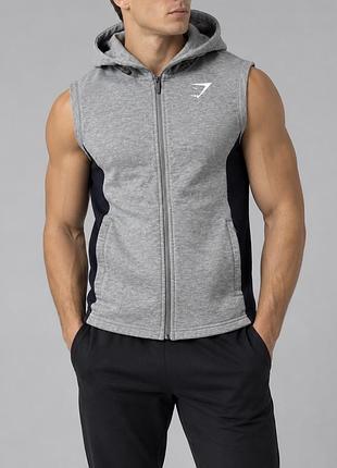 Gymshark мужская спортивная жилетка/ безрукавка