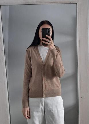 Жіночий трикотажний кардиган на ґудзиках h&m