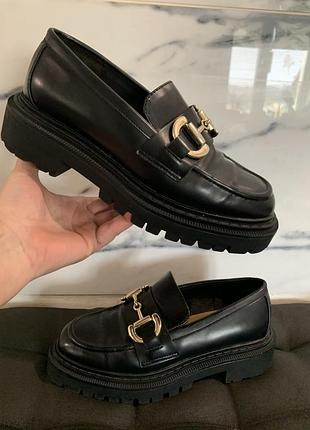 Лофери  від h&m (колекція premium quality).р. 38, стелька 24.5 см