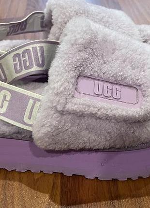 Сандалії жіночі ugg disco slide бузкові, розмір 37, довжина устілки 23-23.5 см