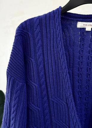 Жіноча кофта на гудзиках m&s синього кольору, розмір eur 46 (арт.02227)