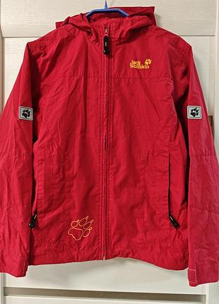 Куртая ветровка jack wolfskin, 152р.