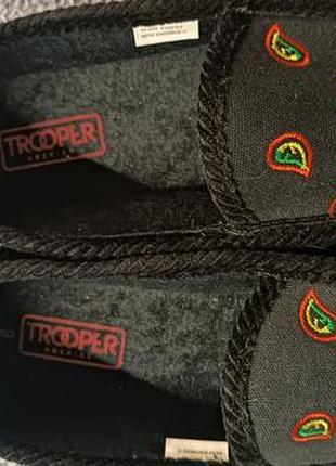 Капці  trooper чорні, довжина устілки 27 см