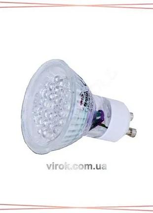 Лампочка led 20w 3000k тепла bemko в колбі для освітлення приміщень енергозберігаюча sku_d80-gu10-led20-30