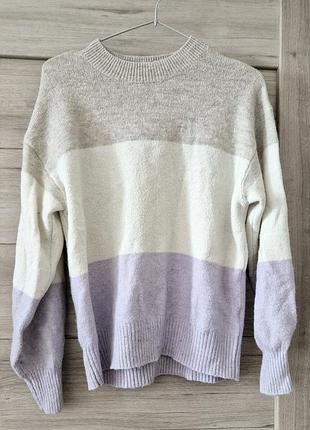 Продается свитер бежево-лавандовый от h&amp;m