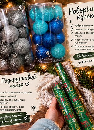 Новорічний декор кульки